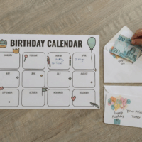 Birthday Calendar with Occasion Cards Combo